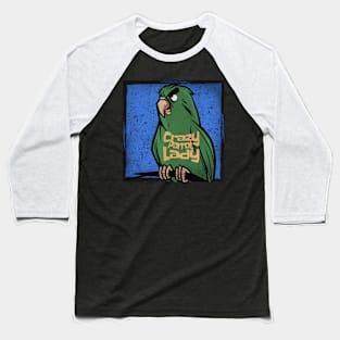 Crazy Parrot Lady Design - Bird Lover's Delight Baseball T-Shirt